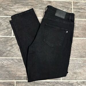 Ted Baker Black Denim Slim Straight Leg Jeans Men’s Designer Size 34x30